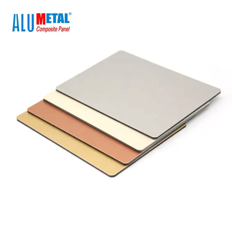 Alumetal 3mm 4mm fire rated acp cladding aluminium composite panel acm china