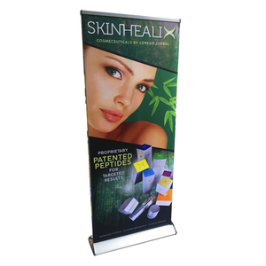 Promozionale fiera a pubblicità alluminio retrattile roll up banner stand display standee - Product Image 5