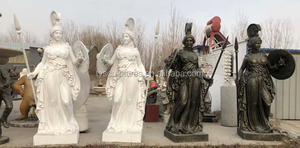 <span class=keywords><strong>Escultura</strong></span> de Fibra de Vidrio de la Figura Mitológica Griega de <span class=keywords><strong>Atenea</strong></span>, Tamaño Grande, en Existencia, para la Venta - Product Image 3