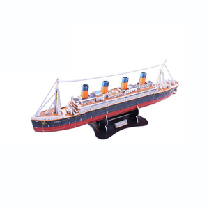 Bateau <span class=keywords><strong>3D</strong></span> <span class=keywords><strong>Puzzle</strong></span>-Kit de construction de modèles de bateaux DIY Ship Model Jigsaw <span class=keywords><strong>Puzzle</strong></span> Educational Toy Paper - Product Image 1