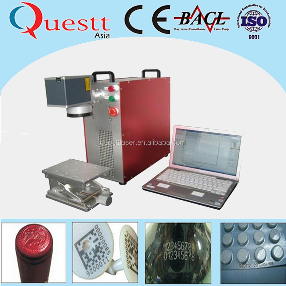 Laser machine de marquage pour outil de mesure Quantique 10 20 30 Oreille D'un Animal Tag Fiber Laser Marker