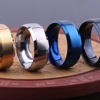 Hochwertige Edelstahl-Ringrohlinge, beliebter Titanring für Herren