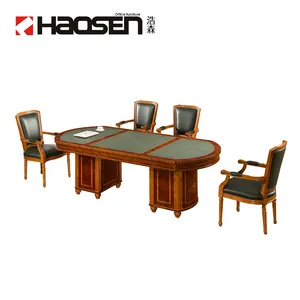 Haosen Rafflo 0809C OEM/ODM خشبي الخشب وحدات طاولات مكتبية