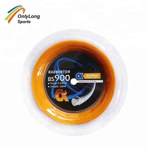 ALPHA Badminton <strong>String</strong> BS900 0.68mm <strong>Strong</strong> Nylon Multifilament Durable Wholesale 200m Reel Black White Yellow Blue Hot Sale - Product Image 1