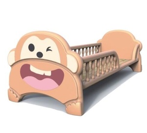 Heißer Verkauf Kindergarten Kinder Schlafzimmer Cartoon Racing Auto Bett Kunststoff und Holz Material Kinder Möbel für verkauf - Product Image 4