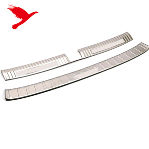 In acciaio inossidabile SUV posteriore Boot interno ed esterno paraurti protezione protezione piastra di protezione coperchio per VW <span class=keywords><strong>Volkswagen</strong></span> <span class=keywords><strong>T</strong></span>-<span class=keywords><strong>ROC</strong></span> <span class=keywords><strong>2017</strong></span>-2024 - Product Image 1