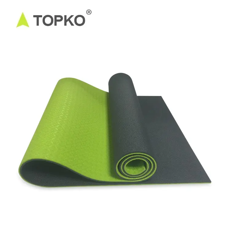 Tapete de ioga personalizado Topko PVC/TPE/borracha/EVA/NBR fornecido de fábrica