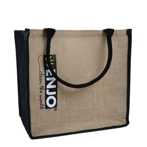 Factory Supply 2023 New Product Casual Recyclable Jute Daily Supplies Bag