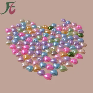 Mehr als 50 Farben Half Pearl Bead 6mm Flat Back Gem Scrap book Craft /DIY Nail Art Fach Kunststoff box