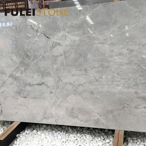 Poli pas cher prix super blanc quartzite <span class=keywords><strong>gris</strong></span> <span class=keywords><strong>granit</strong></span> marbre dalles - Product Image 4