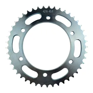 45T Rear Motorcycle Chain Sprocket for YAMAHA YBR250 YBR 250