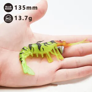 Hunt House OEM fabbrica all'ingrosso di gamberi bassi in plastica morbida melma <span class=keywords><strong>esca</strong></span> <span class=keywords><strong>esca</strong></span> da pesca - Product Image 1