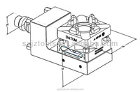 A-ONE charmilles fil edm pièces x y z axe réglable outil de précision étau