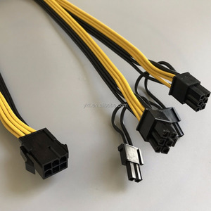 Grafikkarte mit unterschied licher Länge 6-polig zum doppelten 8-poligen (6 2) Verlängerung kabel - Product Image 1
