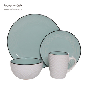 Vajilla comestibles <span class=keywords><strong>vaisselle</strong></span> en céramique avec assiettes <span class=keywords><strong>vaisselle</strong></span> de noël ensemble de dîner - Product Image 4
