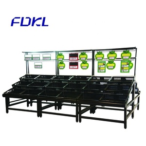 Best-selling Fruit And Vegetable Gondola Supermarket Shelf