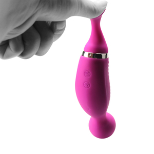 silencioso estimulador del clítoris pareja juguete divertido recarga silicio médico USB Vulva vibrador juguete adulto del sexo - Product Image 5