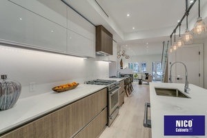 NICOCABINET Diseño moderno Mármol blanco natural Calacatta Piedra pulida costosa para cocina para <span class=keywords><strong>casa</strong></span> - Product Image 5