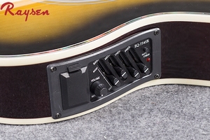 خط رفيع الصوتية الغيتار الكهربائي الأصفر انفجار اللون 40 بوصة - Product Image 3