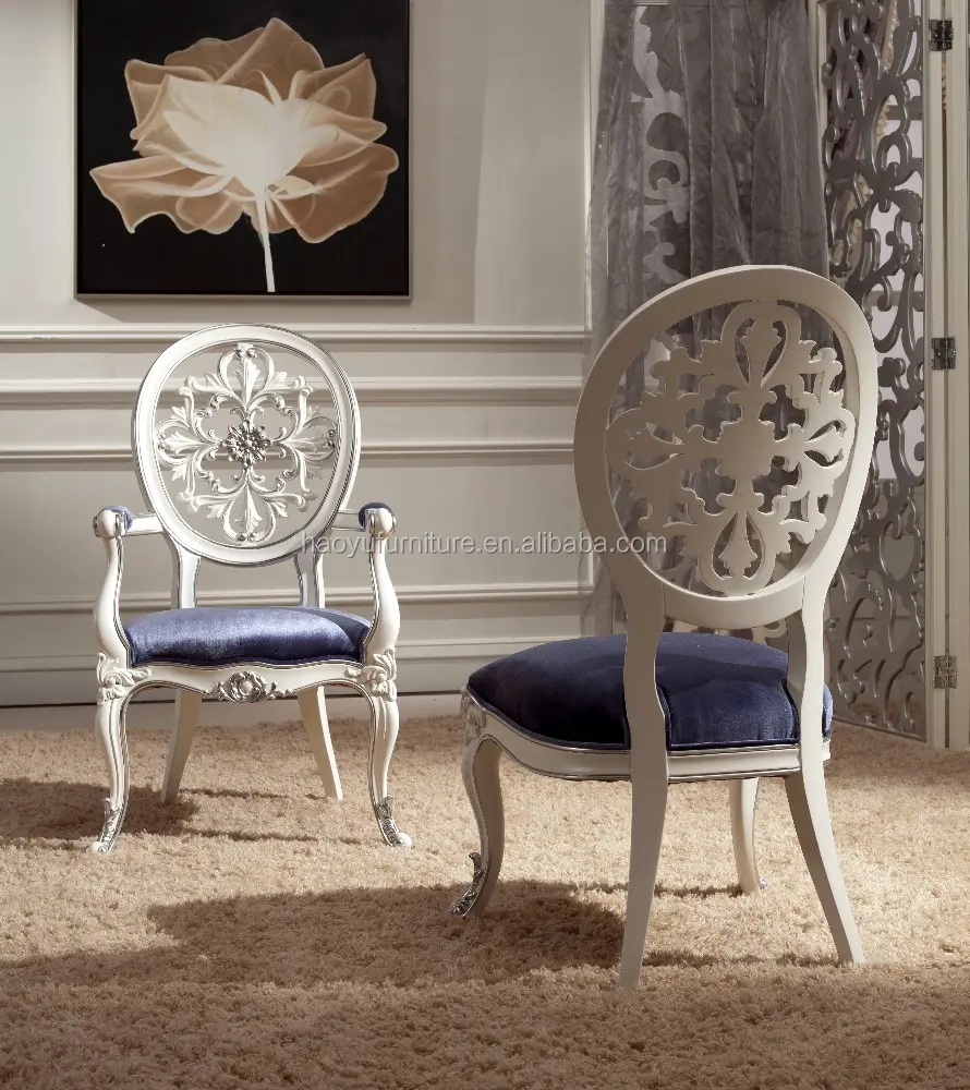 Обеденные стулья SM36 в античном стиле, античный обеденный стул