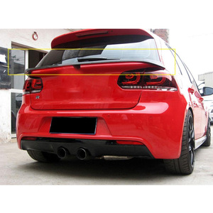 Spoiler Centrale MK6 in Fibra di Carbonio per <span class=keywords><strong>Volkswagen</strong></span> VW <span class=keywords><strong>Golf</strong></span> 6 <span class=keywords><strong>VI</strong></span> GTI R20 - Product Image 2