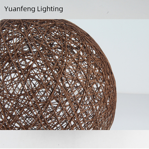 Bán Buôn Chụp Đèn, Bện Dây Thừng Gai Đèn Bóng Mát Cho Trang Trí Nội Thất Đèn Giấy Dây Mây Bóng Bóng Mát Cho Đèn - Product Image 5