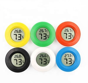 Termometro elettronico rotondo e igrometro igrometro Reptilian misuratore di temperatura e umidità - Product Image 2