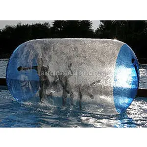 Floating Aqua Zorb Roller Tube inflatable water toy ball for outdoor party or events