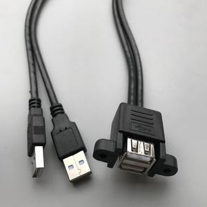 带锁的优质10厘米短d微型usb 2.0电缆 - Product Image 3