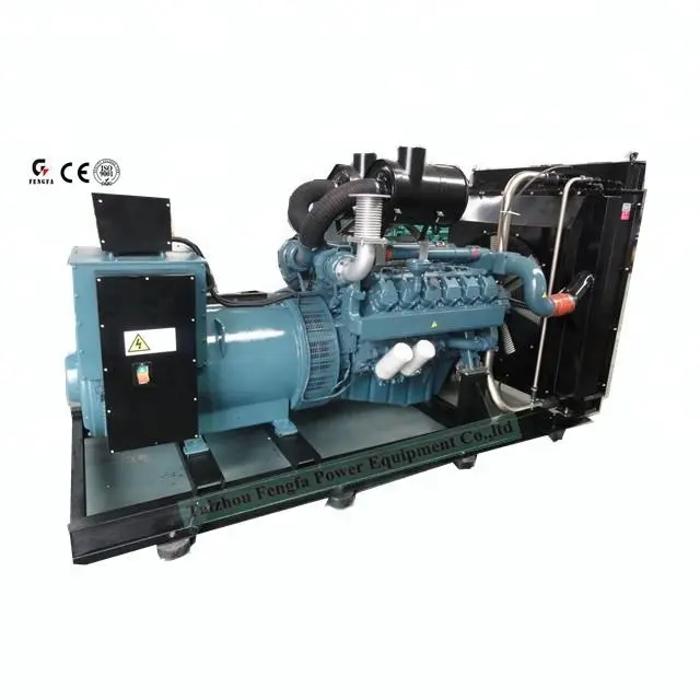 160kw 200kva 300kva Hàn Quốc Doosan Động Cơ P086TI Máy Phát Điện Diesel Để Bán