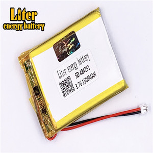 Plug 1.5-2 P 3.7 V 484251 1500 mah lipo battery Rechargeable solar li ion polymer lithium battery with PCM - Product Image 3