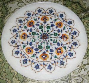 Blanc Pierre Plaque De Marqueterie - Product Image 1