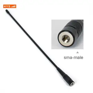 VHF/UHF 2M/70CM Woki Toki Whip Aerial BNC Handheld Radio Antenna for V80E F3S HT-66