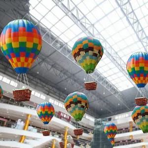 节日装饰窗口显示道具购物中心中庭 Hotair 气球装饰
