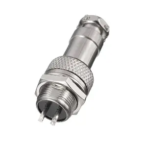 ONLYOA China supplier GX12 M12 12mm 2 pin electrical circular connector backshell