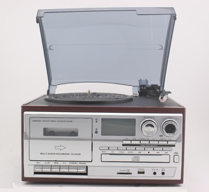 Lecteur de plateau tournant personnalisé, lecteur de <span class=keywords><strong>cassette</strong></span> avec <span class=keywords><strong>radio</strong></span> et <span class=keywords><strong>cd</strong></span>, de haute qualité - Product Image 3