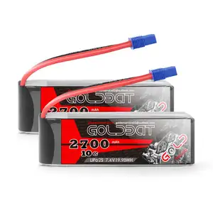 Factory 7.4v rc helicopter li ion battery 10C 2700mah lipo battery with long battery life