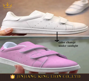 Vente chaude : <span class=keywords><strong>Sac</strong></span> artisanal décoratif en PU thermochromique à changement de couleur, imperméable, anti-moisissure et résistant à l'abrasion, pour la fabrication de chaussures finies - Product Image 5