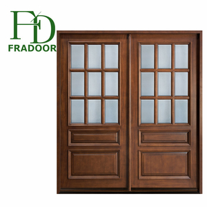 De luxe Banquet <span class=keywords><strong>Hall</strong></span> D'entrée Double Balançoire Porte En Bois Massif - Product Image 6