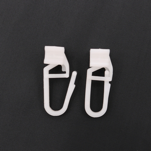 Modern White Plastic <strong>Curtain</strong> <strong>Hooks</strong> and Accessories for Home Use - Product Image 6