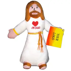 Özelleştirilmiş LOGO peluş İsa aşk doll olarak kilise yıldönümü hediyelik eşya