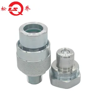 Super High Pressure 10,000 PSI 3/8'' NPT Thread Lock Hydraulic Quick Coupling Coupler