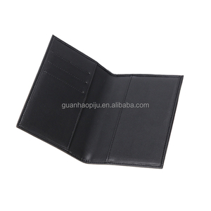 Noir Pas Cher PU <span class=keywords><strong>Faux</strong></span> Cuir Couverture Du <span class=keywords><strong>Passeport</strong></span> NOUS <span class=keywords><strong>Passeport</strong></span> Couverture Voyage Portefeuille En Cuir - Product Image 1