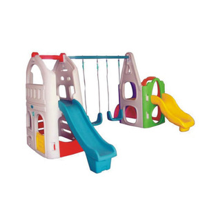 Balançoire populaire en plastique pour bébés et enfants, avec <span class=keywords><strong>toboggan</strong></span>, pour l'intérieur et l'extérieur - Product Image 3
