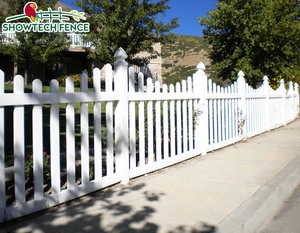 Vendita calda a buon mercato in pvc bianco picchetto recinzione del giardino recinzione - Product Image 3