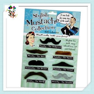 Disfraz personalizado de <span class=keywords><strong>Mo</strong></span> Vember, disfraz llamativo, divertido, Facial, falso bigote, HPC-0337 - Product Image 2