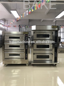 Thương Mại Baking Thiết Bị Gas Hai Lớp Boong Lò Cho Pizza Bánh Mì Làm Máy - Product Image 4