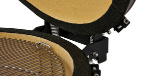 Cuisinière Kamado XL, barbecue en forme de gros œuf, barbecue de jardin en pierre, barbecue en céramique, acier inoxydable, support en fonte, accessoires Kamado - Product Image 6