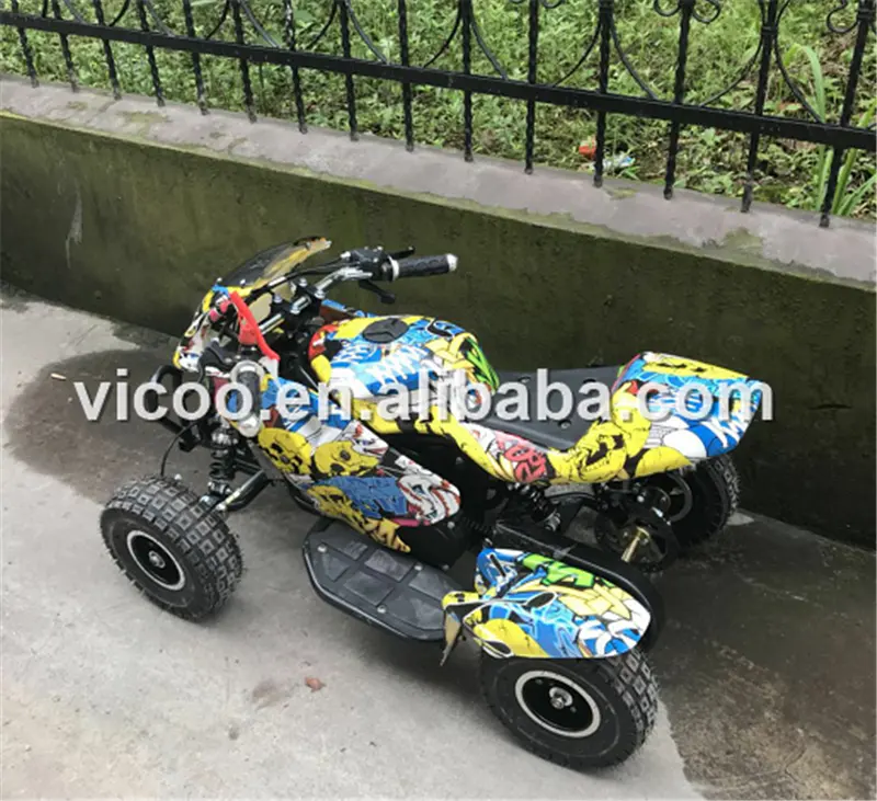 50CC ปิดถนนมินิแก๊สขับเคลื่อน4ล้อ ATV QUAD จักรยานมอเตอร์สำหรับเด็ก