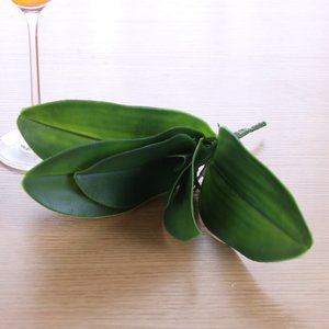 ดอกยางสัมผัสจริงวัสดุผ้าก้านเล็กสำหรับตกแต่งวันคริสต์มาสฮาโลวีน - Product Image 1